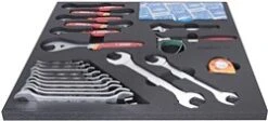 Unior Set Of Tools In Tray For 2600D