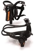 XLC Road Pedals And Toe Straps Plastic (PD-R01)