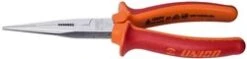 Unior Long Nose Pliers With Side Cutter And Pipe Grip Straight