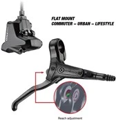 Tektro HD-R280 - Flat Mount Disc Brake