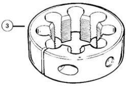 Park Tool 606 Cutting Die 1 Inch X 24 TPI For FTS1