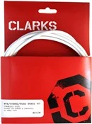 Clarks Universal S/S Front & Rear Brake Cable Kit W/P2 Outer Casing